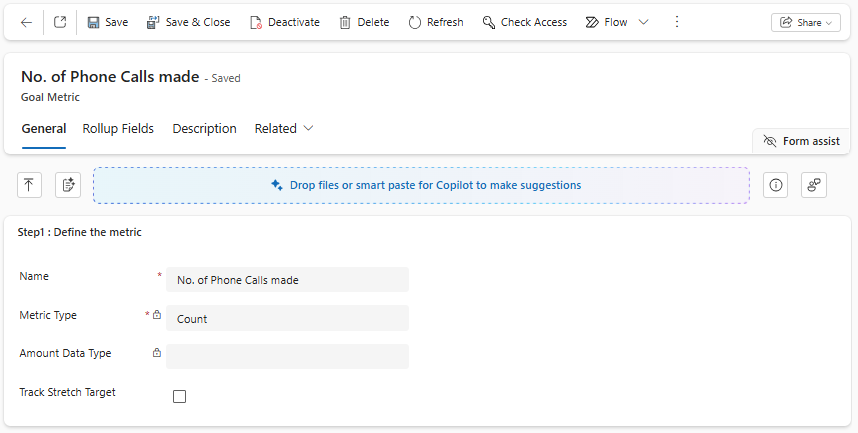 track your sales goals