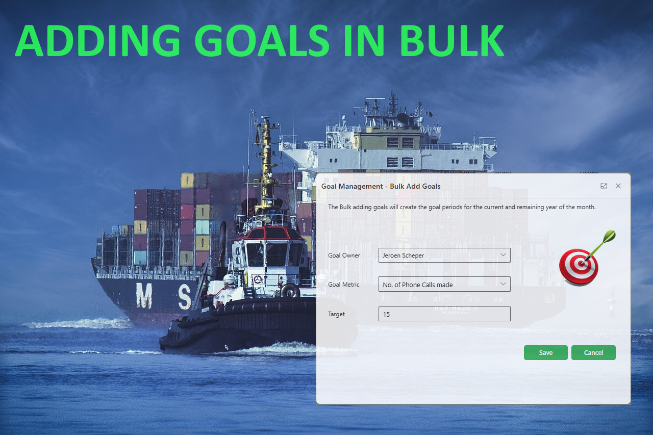 Adding Goals in bulk