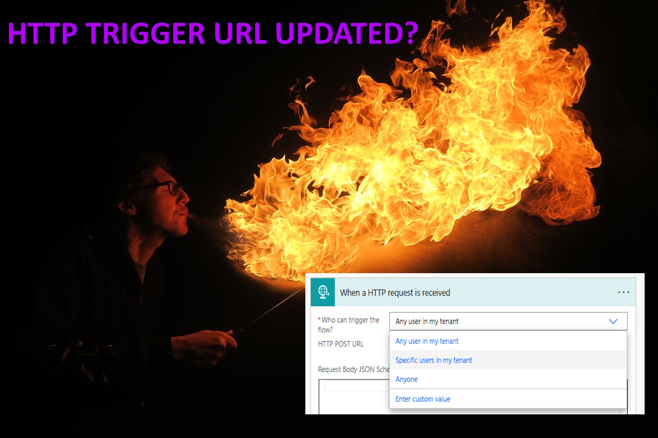 flow has a new trigger URL